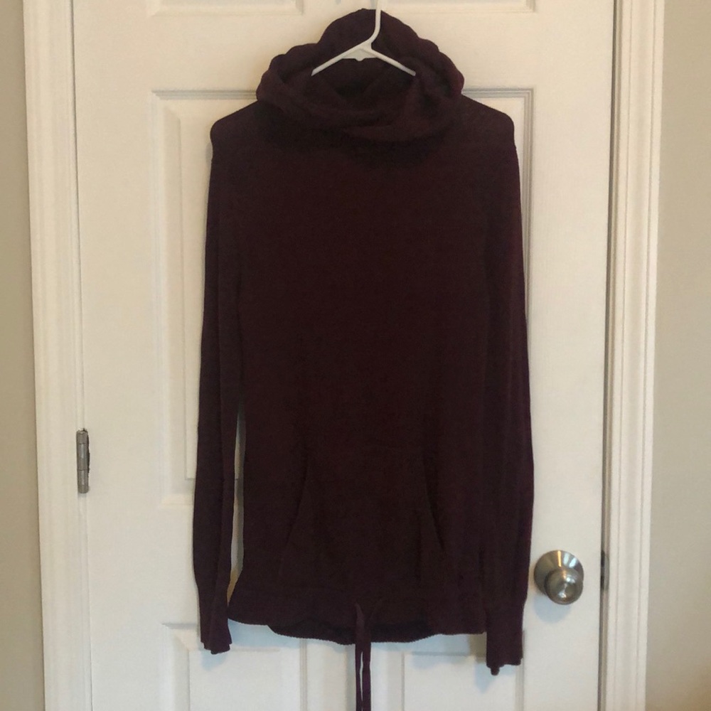 Lulu long knitted hoodie